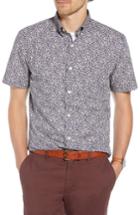 Men's 1901 Micro Floral Print Sport Shirt - Blue