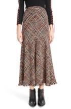 Women's Alexander Mcqueen Wishing Tree Tweed Skirt Us / 38 It - Black