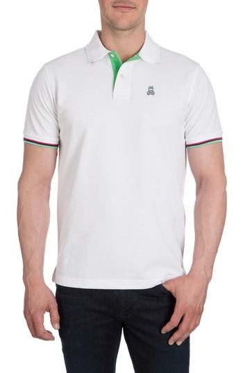 Men's Psycho Bunny St. Croix Polo (s) - White