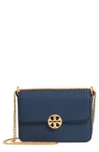 Tory Burch Mini Chelsea Leather Convertible Crossbody Bag - Blue