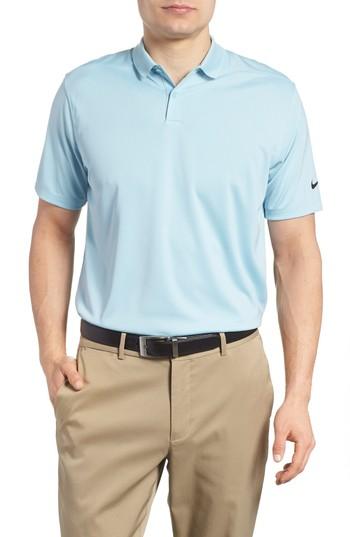 Men's Nike Dry Victory Golf Polo, Size - Blue