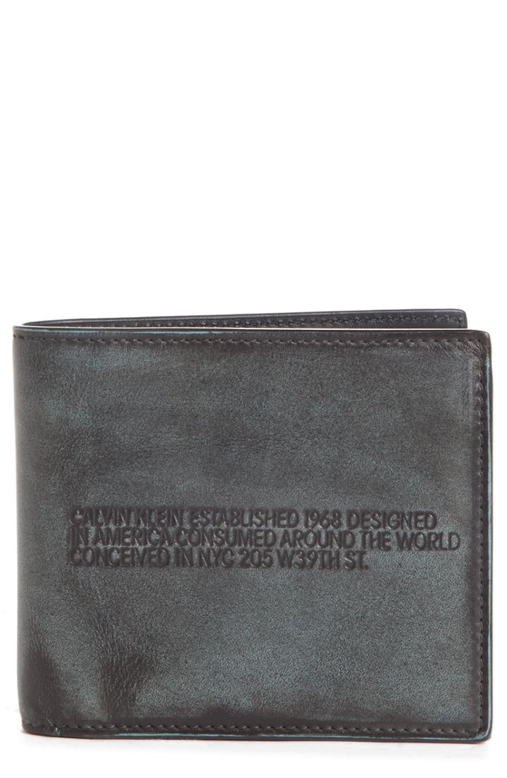 Men's Calvin Klein 205w39nyc Leather Wallet -