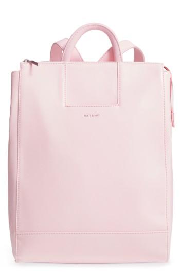 Matt & Nat 'katherine' Faux Leather Backpack - Beige