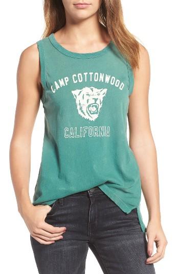 Women's Current/elliott The Muscle Tee - Green