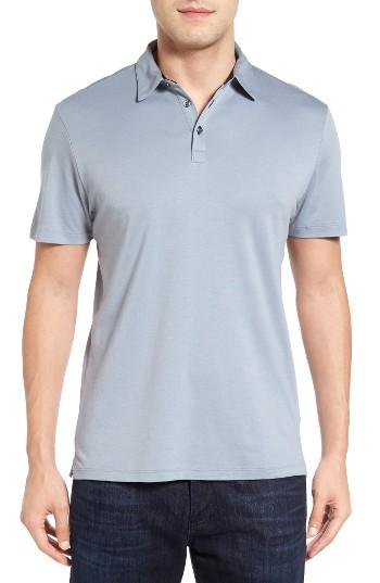 Men's Robert Barakett Batiste Pima Cotton Polo - Grey