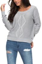 Women's Roxy Choose To Shine Sweater - Grey
