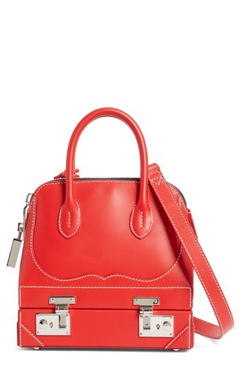 Calvin Klein 205w39nyc Mini Calfskin Satchel - Red