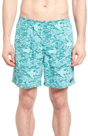 Men's Patagonia Wavefarer Board Shorts - Green