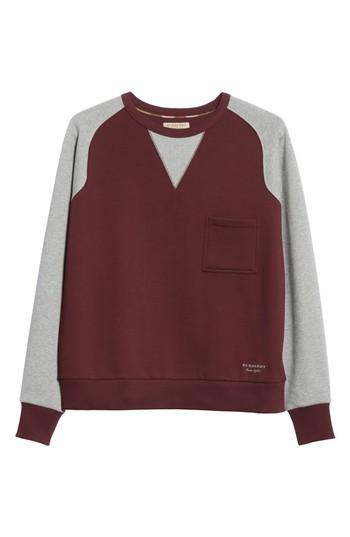 Men's Burberry Wickword Fleece Crewneck Sweatshirt