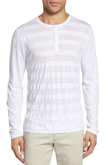 Men's Zachary Prell Redwood Pima Cotton Henley - White