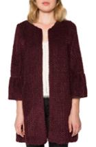 Women's Willow & Clay Boucle Coat, Size - Burgundy