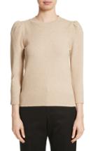 Women's Co Metallic Knit Puff Sleeve Sweater