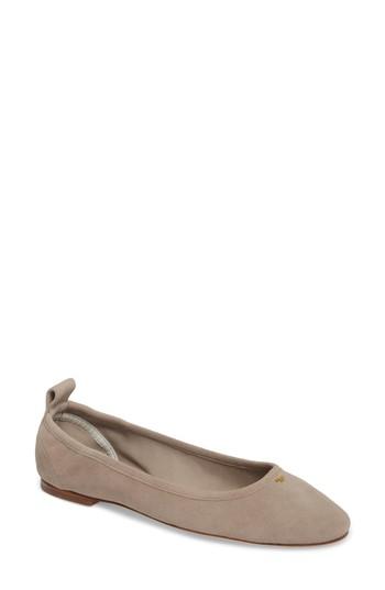 Women's Tory Burch Therese Ballet Flat M - Grey