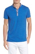 Men's Boss Orange Patcherman Polo - Blue