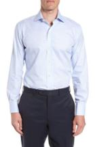 Men's Ledbury Moorland Trim Fit Check Dress Shirt .5 - Blue