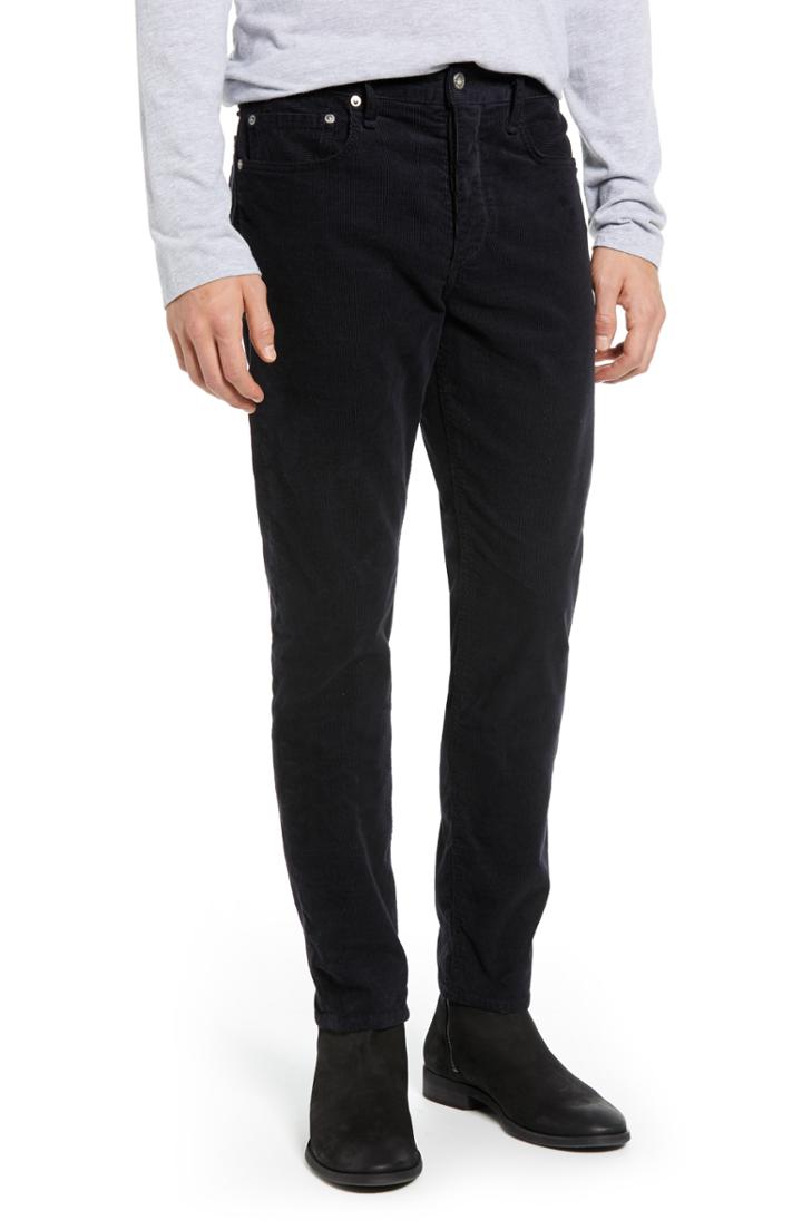 Men's Rag & Bone Slim Fit Corduroy Pants - Blue