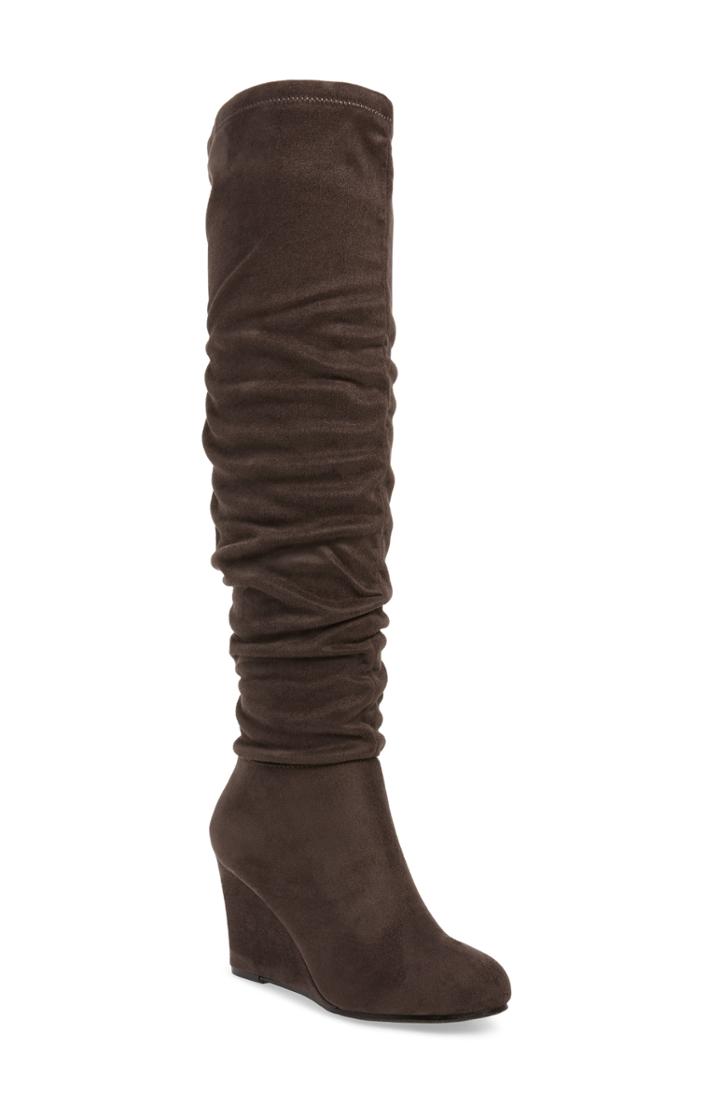 Women's Chinese Laundry Uma Over The Knee Boot .5 M - Grey