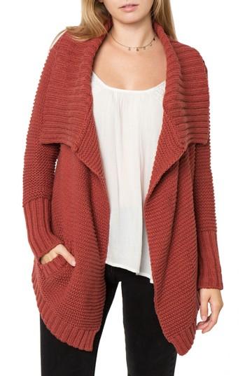 Women's O'neill Ulla Cardigan - Burgundy