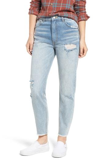 Women's Rvca Piper Tapered Jeans - Blue