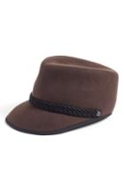 Women's Eric Javits Clia Wool Felt Cadet Cap - None