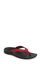 Women's Superfeet Outside 2.0 Flip Flop M - Red