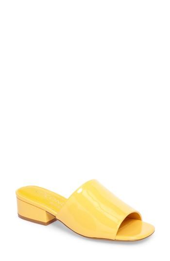 Women's Coconuts By Matisse Plantain Slide Sandal M - Yellow