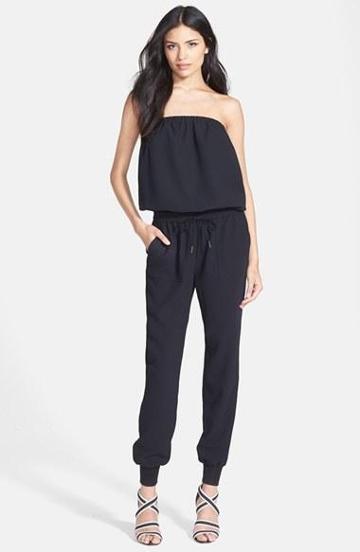 Joie 'fairley' Drawstring Waist Strapless Jumpsuit