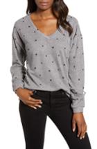Women's Wit & Wisdom Ring Detail Pullover - Grey