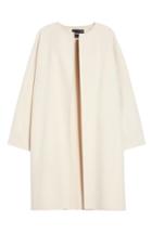 Women's Theory Rounded Double Face Wool & Cashmere Coat - Ivory