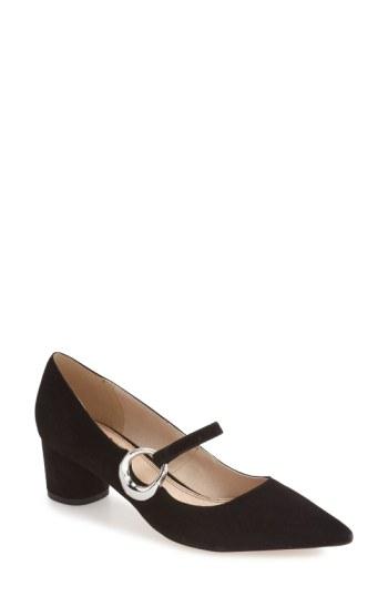 Women's Topshop 'jinx' Mary Jane Pointy Toe Pump