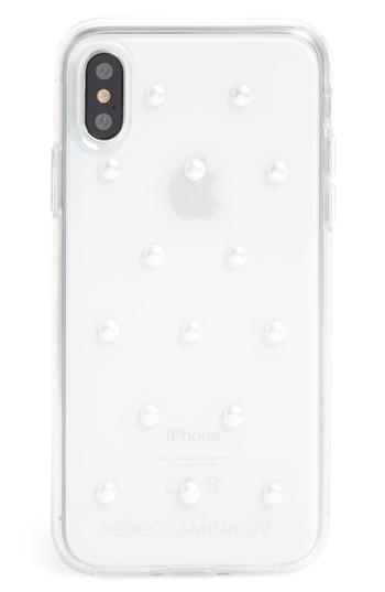 Rebecca Minkoff Studded Sheer Iphone X Case - White