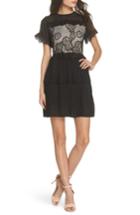 Women's Foxiedox Melita Tiered Lace Dress - Black