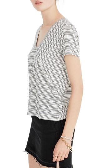 Women's Madewell Stripe Alto Scoop Tee