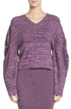 Women's Stella Mccartney Cotton Mouline Puff Sleeve Sweater Us / 36 It - Pink