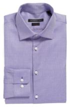 Men's John Varvatos Star Usa Slim Fit Solid Stretch Dress Shirt .5 - R - Purple