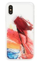 Zero Gravity Abstract Iphone X Case - Red