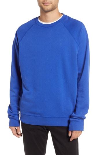 Men's Hope Aim French Terry Raglan Sweatshirt Us / 46 Eu - Blue