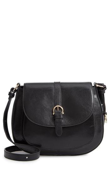 Brahmin Addilyn Leather Crossbody Bag - Black