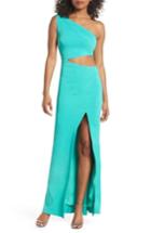 Women's Maria Bianca Nero Cameron One-shoulder Cutout Gown