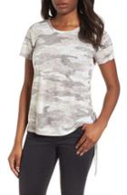 Women's Vince Camuto Avenue Side Lace-up Camo Tee, Size - Green