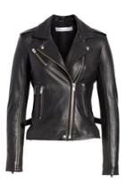 Women's Iro Leather Moto Jacket Us / 42 Fr - Black