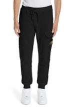 Men's Stone Island Cotton Knit Sweatpants - Black