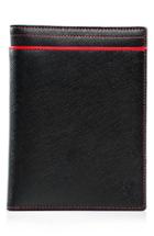 Men's Wurkin Stiffs Leather Rfid Passport Case - Red