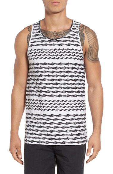 Men's Ezekiel 'roadkill' Zigzag Print Tank