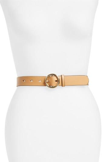Women's Halogen Faux Leather Belt - Pink Dust