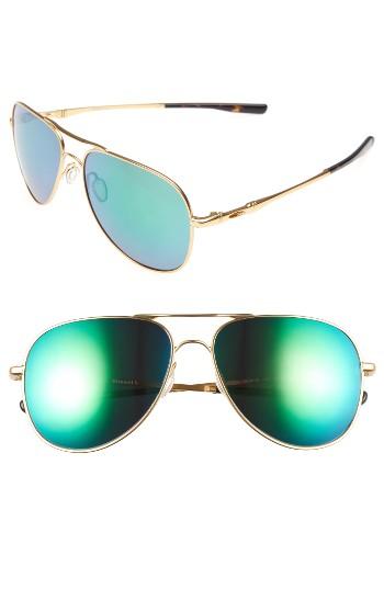 Men's Oakley Elmont 61mm Aviator Sunglasses - Gold