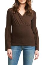 Women's Maternal American Belly Hug Knit Maternity Top
