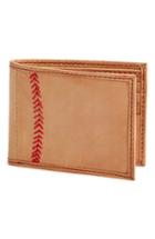 Men's Rawlings Baseball Stitch Wallet - Brown