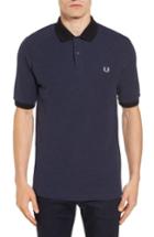 Men's Fred Perry Colorblock Pique Polo, Size - Blue
