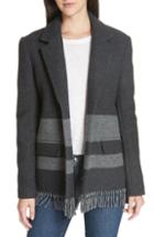Women's Derek Lam 10 Crosby Fringe Hem Jacket